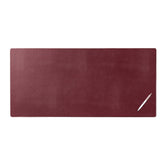 Burgundy Bonded Leather No Core Rollable Desk Mat, 36 x 17